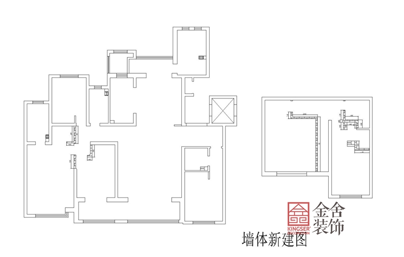 墻體新建圖